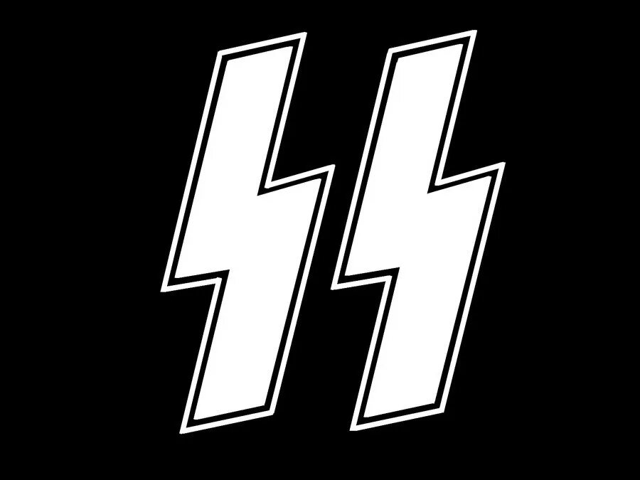 Фашистские z v. Waffen SS эмблема.
