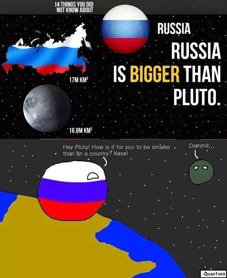 Was russia ru. Площадь Плутона и России. Плутон и Россия. Россия больше Плутона. Плутон мемы.