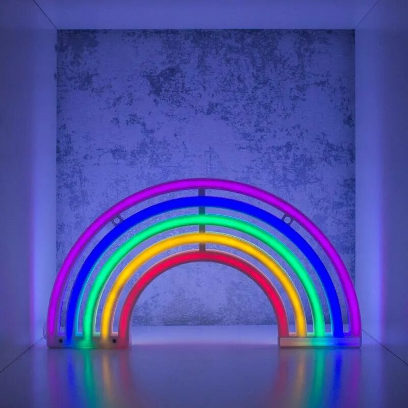 Rainbow led. Светильник старт led neon радуга. светильник старт неон радуга. ночник старт волшебная радуга. неоновый ночник радуга.