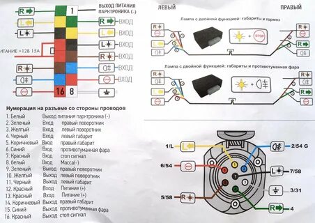 Розетка фаркопа шевроле нива схема