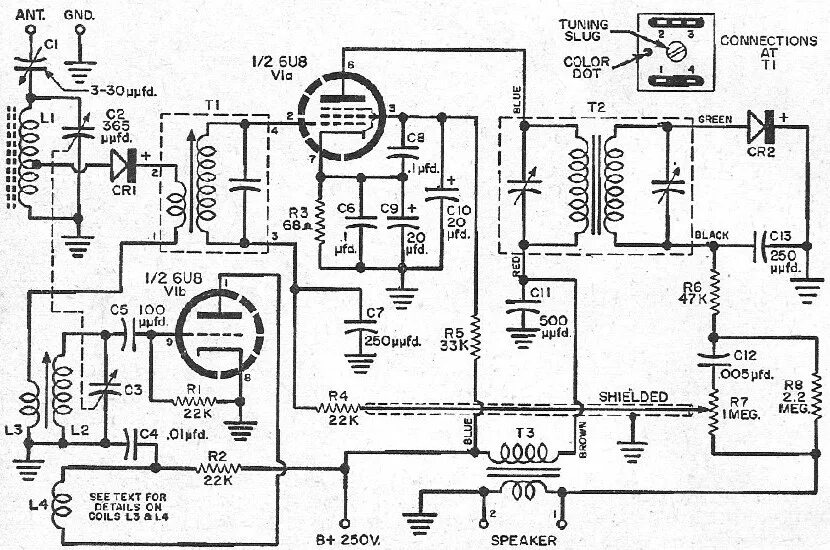 Приемник прямого преобразования на лампах. Родина 65 радиоприемник schema. Tube fm Receiver. Reflex Transistor Radio. First tubes