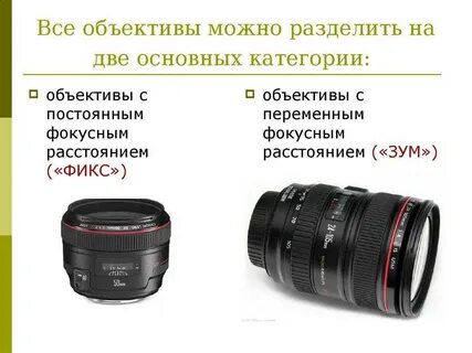 Разрешение расстояние объектив