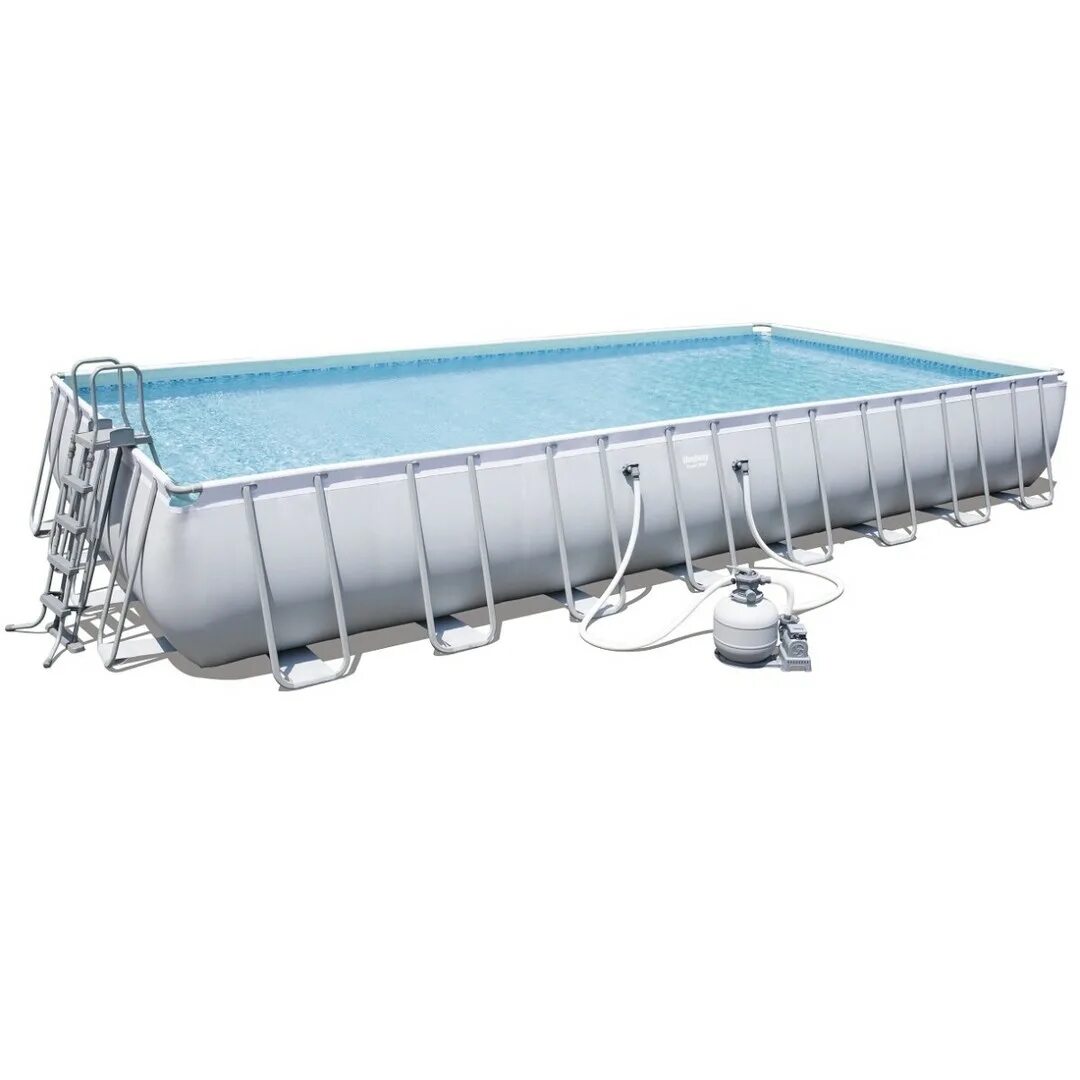 Каркасный бассейн Bestway Rectangular 56623 956x488x132. Бассейн 56623 Bestway. Бассейн Bestway Power Steel. Бассейн каркасный Bestway, 956х488х132 см, Power Steel, 56623.