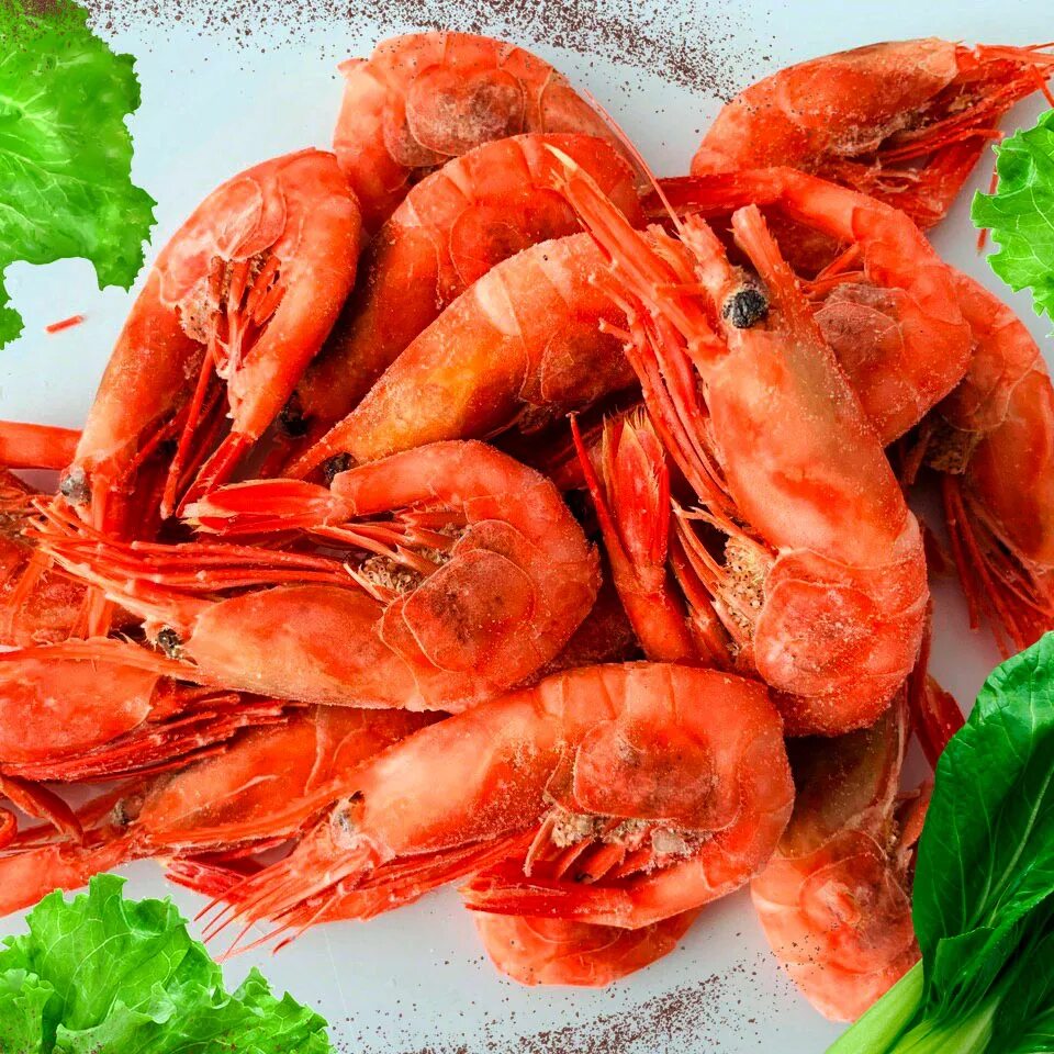 креветки с икрой