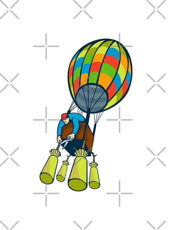 Груз на воздушном шаре. Воздушный шар балласт. Воздушный шар с грузом. Балласт на воздушном шаре. Воздушный шар с мешками.