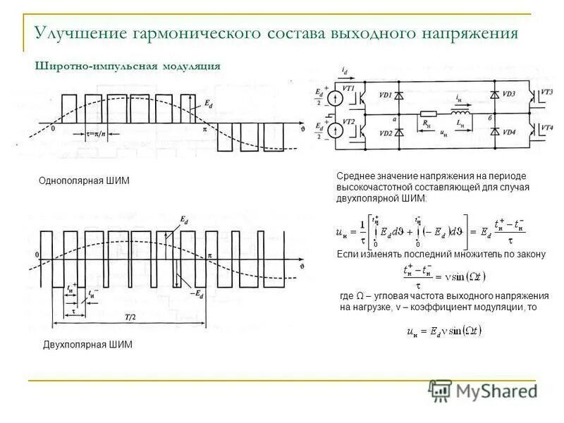 Импульсное значение напряжения. Однополярная широтно-импульсная модуляция. коэффициент модуляции шим. модуляция шим сигнала схема. шим импульсное напряжение.