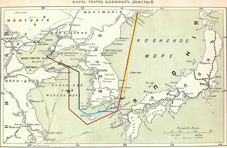 Чемульпо на карте русско-японской войны. Порт Чемульпо 1904.