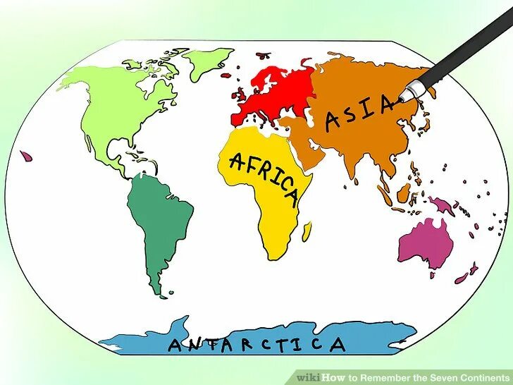 Семь континентов. Семь континентов на карте. Seven Continents of the World. 7 Continents for Kids.