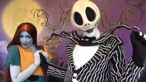 Jack Skellington & Sally Meet and Greet at Mickey's Not-So-Scary H...
