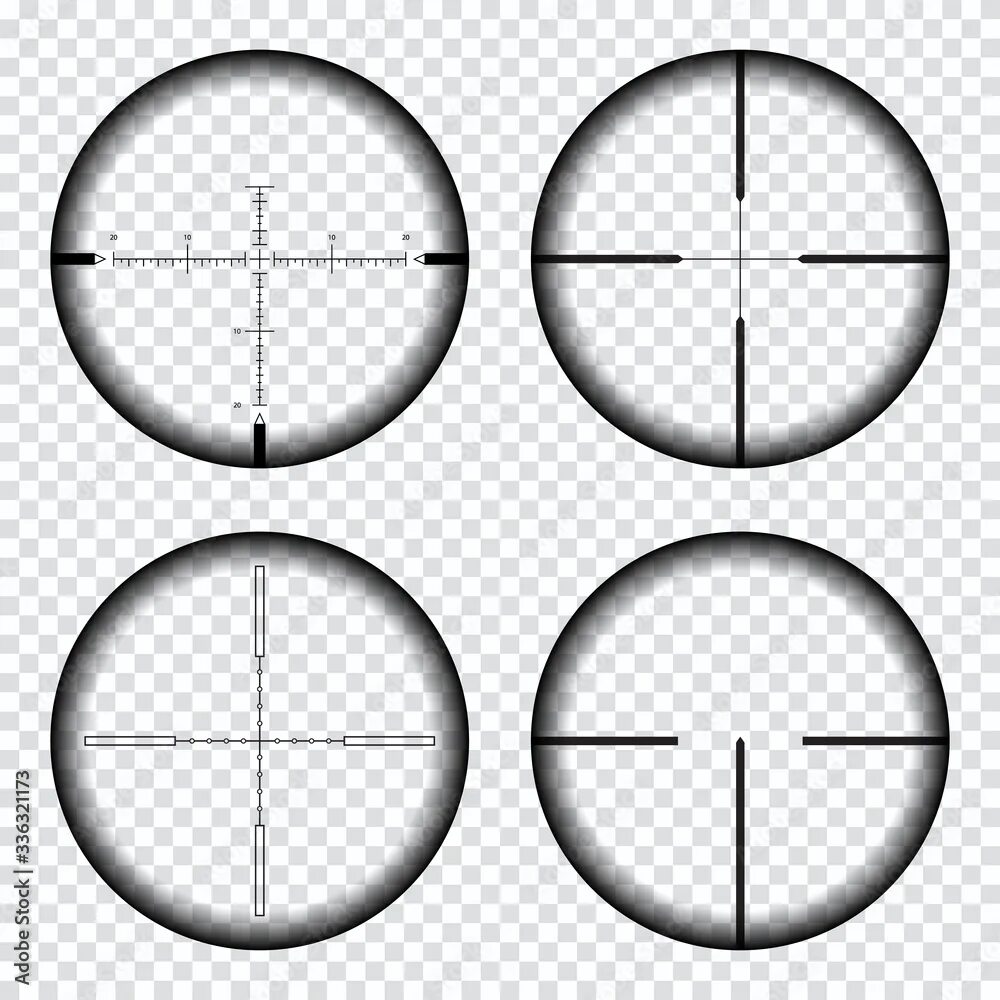 Sniper mark. Sniper scope markings. Sniper scope image GIS.