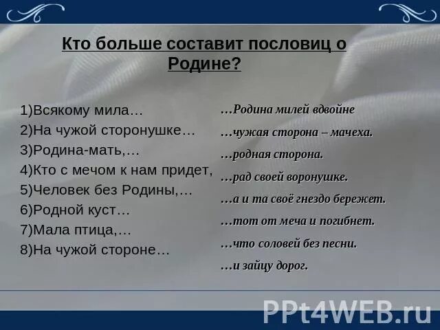 На чужой стороне родина продолжить. Поговорки о подвиге. Пословицы о родине о подвиге о славе. Пословицы и поговорки о родине о славе. Пословицы о подвиге.