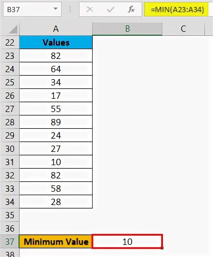 For value in range. For value in range
