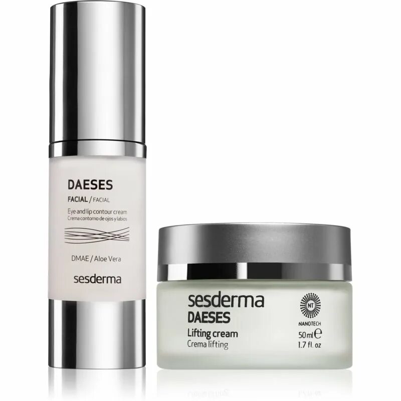 Sesderma косметика DAESES. Лифтинговый массажный крем Sesderma DAESES С DMAE. Наборы Сесдерма. Набор Сесдерма сыворотка с 5 и для глаз.