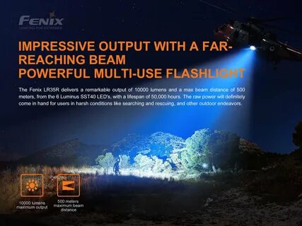 Фонарь fenix lr35r