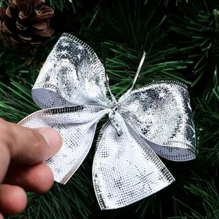 Новогодний бант своими руками