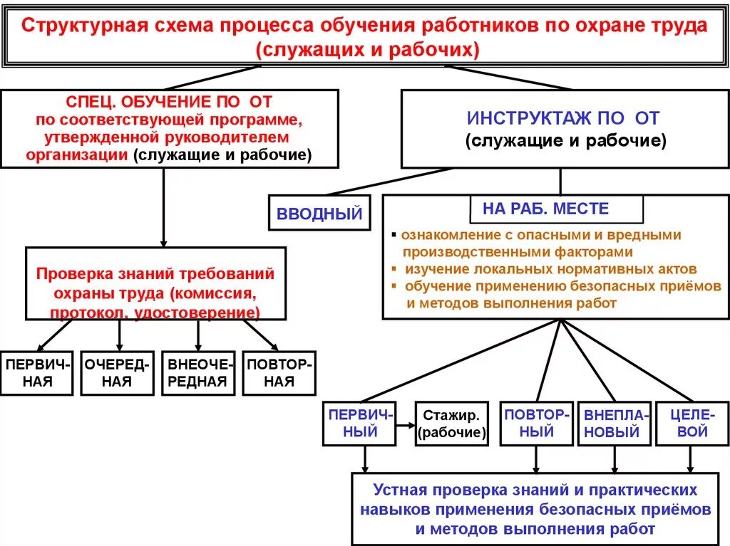 А также рабочих и служащих. Схема организации процесса обучения работников по охране труда. Структурная схема обучение по охране труда в организации. Структурная схема процесса обучения работников по охране труда. Организация обучения по охране труда на предприятии.