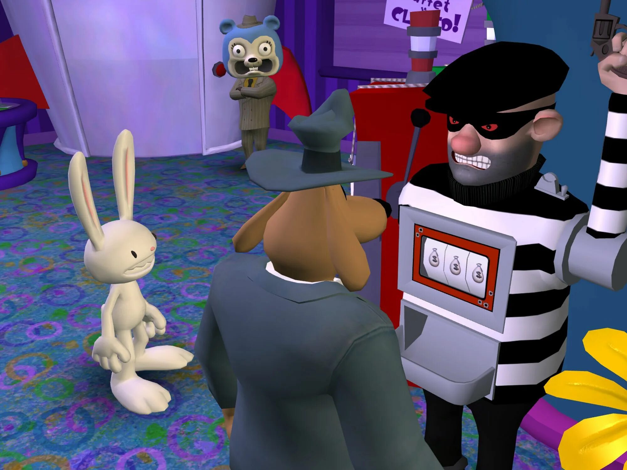 Строгий папа игра. Сэм и Макс. Сэм Sam & Max. Сэм и Макс игра.