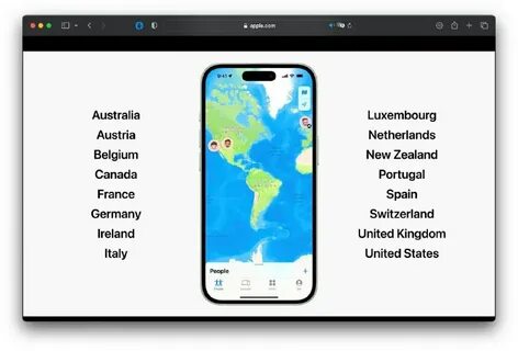 Iphone 15 страны