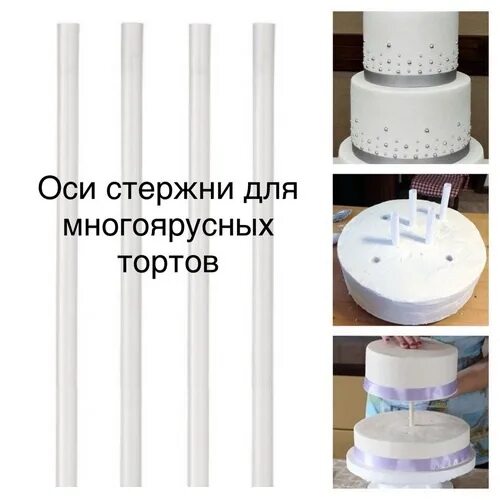 Как закрепить на торте