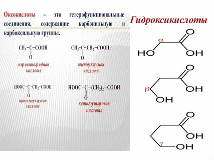 Пировиноградная кислота относится к классу органических соединений