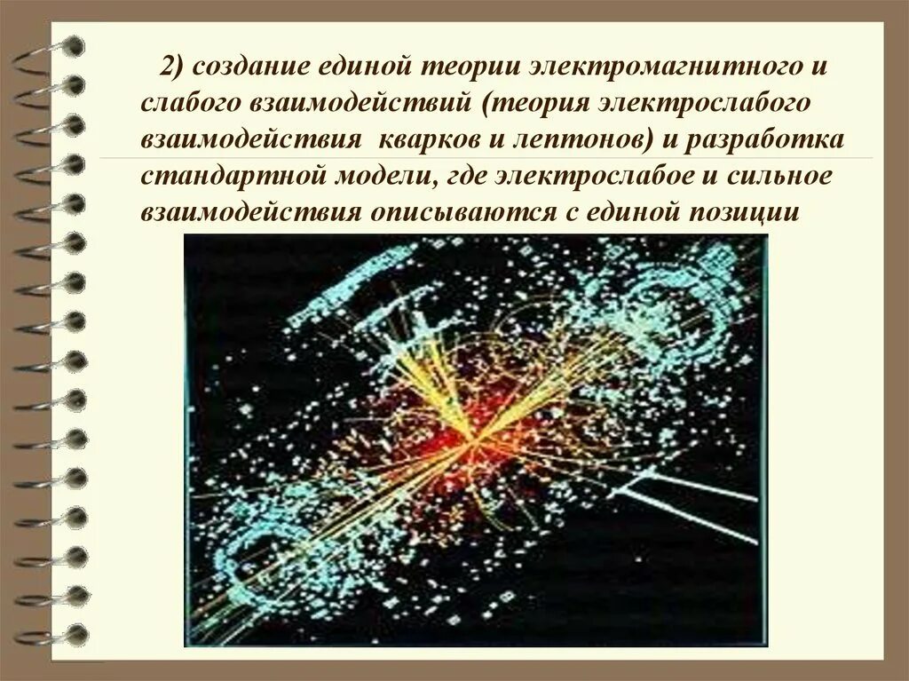 Единая теория слабых и электромагнитных взаимодействий. Теория электрослабого взаимодействия. Единая теория взаимодействия. Построение Единой физической теории.