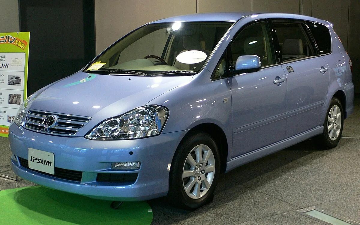 Как выглядит машина ипсум Купить б/у Toyota Ipsum I (M10) 2.0 AT (135 л.с.) бензин автомат в Петровке: син