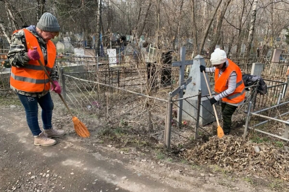 Можно убираться на кладбище в родительскую субботу. Кладбище Бадалык в Красноярске. Ячнево кладбище Белгород. Уборка на кладбище. Расчистка могил.