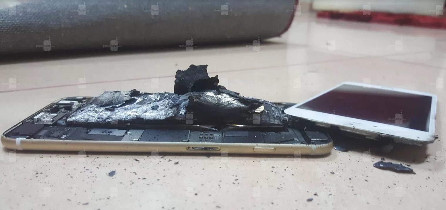 Взорвалось зарядное