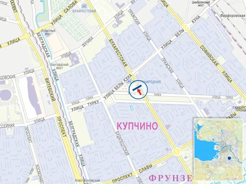 59. Бухарестская ул спб на карте. Бухарестская, 67, корп. Карта спб метро купчино с улицами. Бухарестская ул.