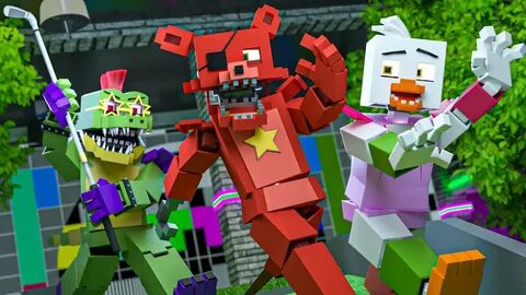 Minecraft fnaf security breach анимация на русском