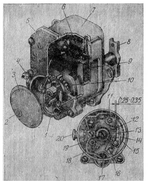 Зазор магнето. Магнето м124б1 схема. Муфта опережения зажигания магнето. Крышка зажигания магнето т-130. Чертеж муфты для магнето уд 25.