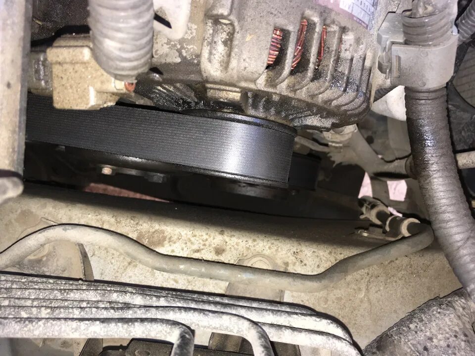 Замена ремня. - Toyota Harrier (1G), 3 л, 2001 года расходники DRIVE2