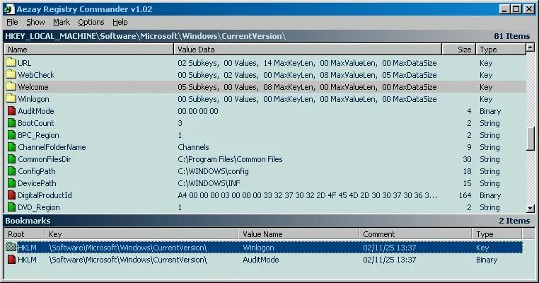 Commander 5.1. Чихирос Commander 1. Программы-русификаторы. Registry. Register program