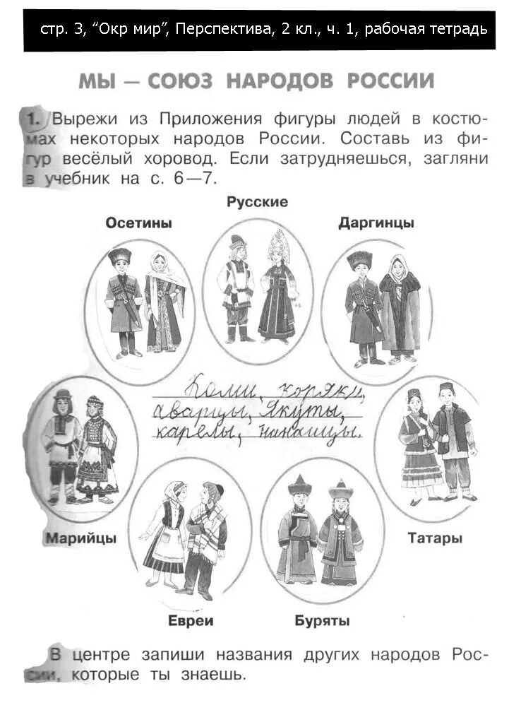 Народы России окружающий мир 1 класс рабочая. Окружающий мир 2 класс рабочая тетрадь. Окружайющи ми1 класс народы России. Народы России окружающий мир 2. Народы россии задание 2 класс