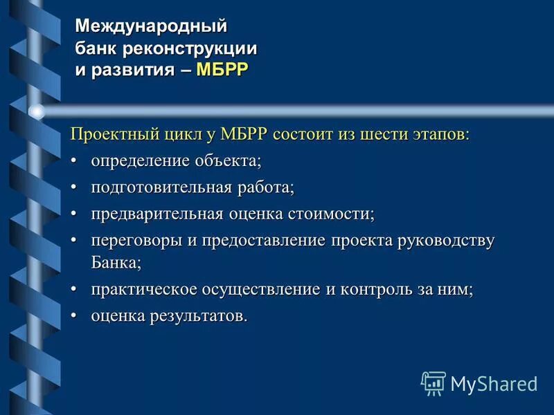 международные банки развития