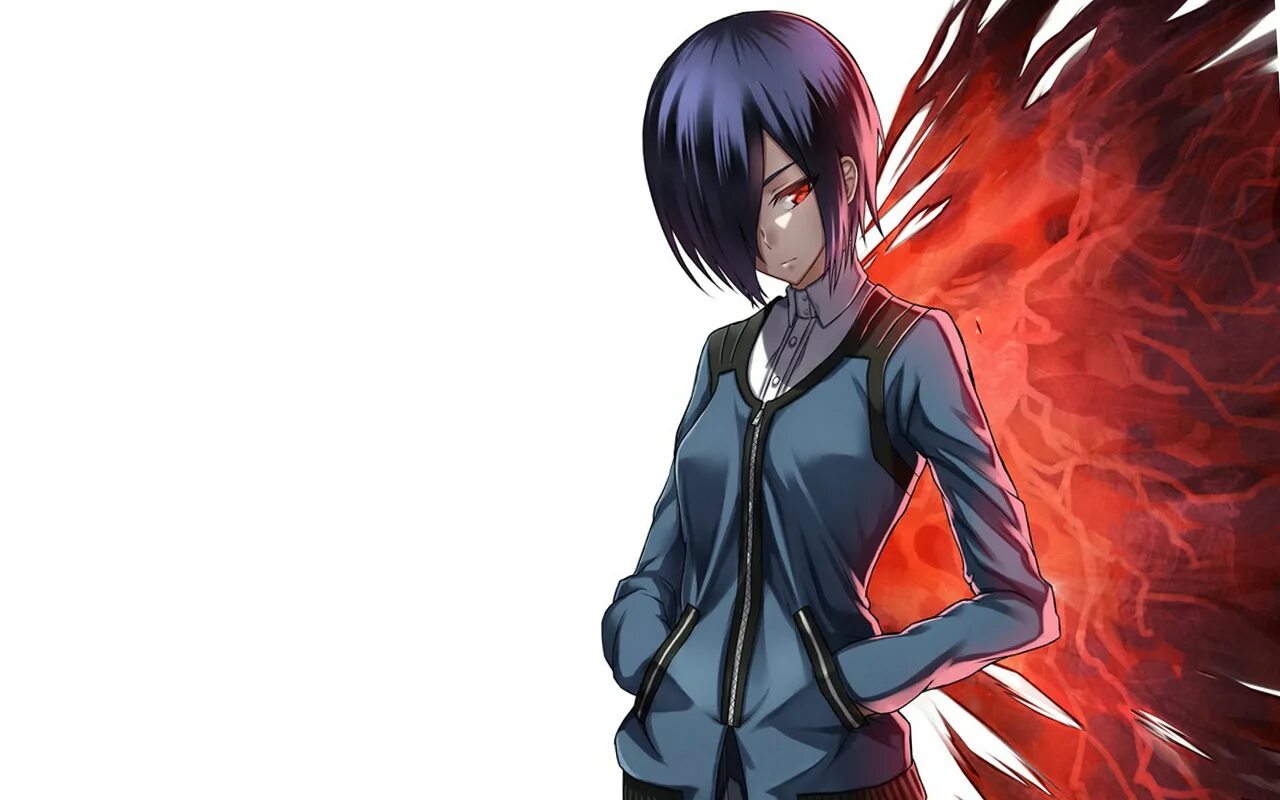 Тока глазков. Тоука кагуне. Touka Kirishima. Тока Киришима гуль. Kirishima Touka d полный рост.