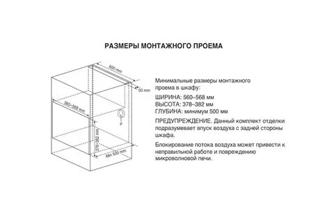Микроволновка lg размер