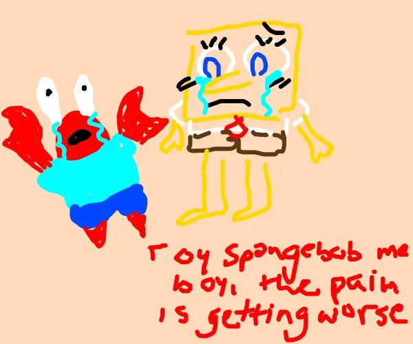 Spongebob Drawception. Spongebob me boy you 2 seconds late for work boy. Spongebob me