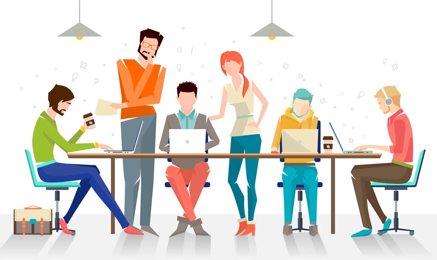 Графика команда. Графика команда. Корпоративные иллюстрации. Векторные иллюстрации бизнес. Стоковые векторные иллюстрации.