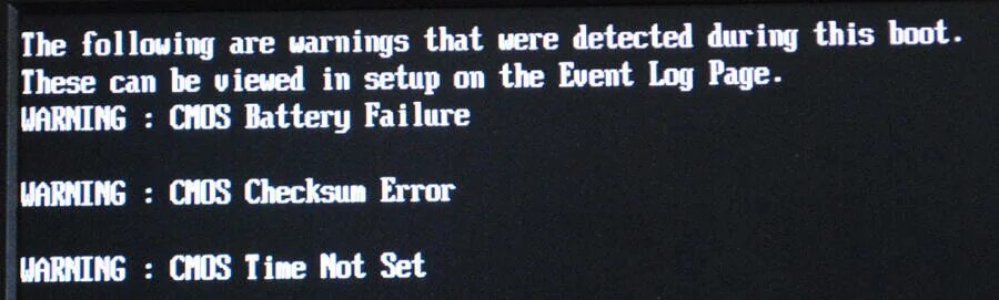 Battery failure. Села батарейка BIOS. Батарейка биос села признаки. The following are Warnings that were detected. Симптомы того что села батарейка биоса.