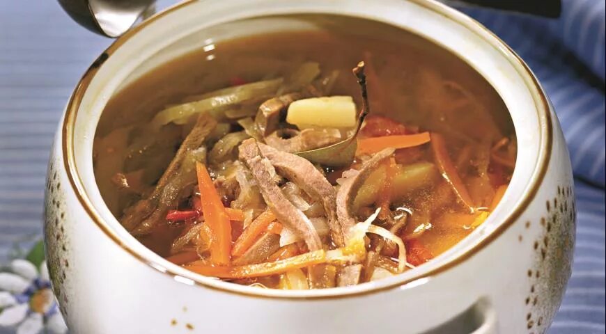 Рецепт вкусный щи с говядиной. Щи с говядиной. суп на бульоне из говяжьего языка. щи с грибами. суп с языком.