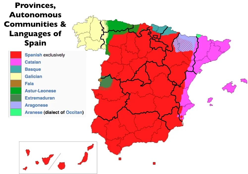 Языковая карта Испании. Провинции Испании на карте. Языки Испании на карте. Этническая карта Испании. Regions provinces