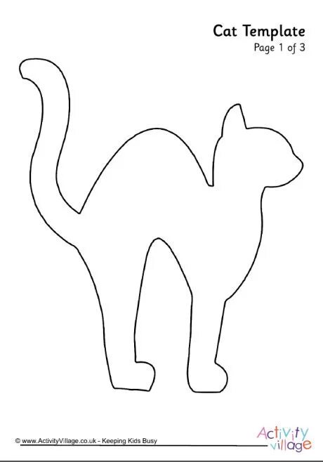 Кошка шаблон для аппликации. Трафарет кошки. трафарет кошки для аппликации. кот шаблон для аппликации. кошка макет для вырезания.