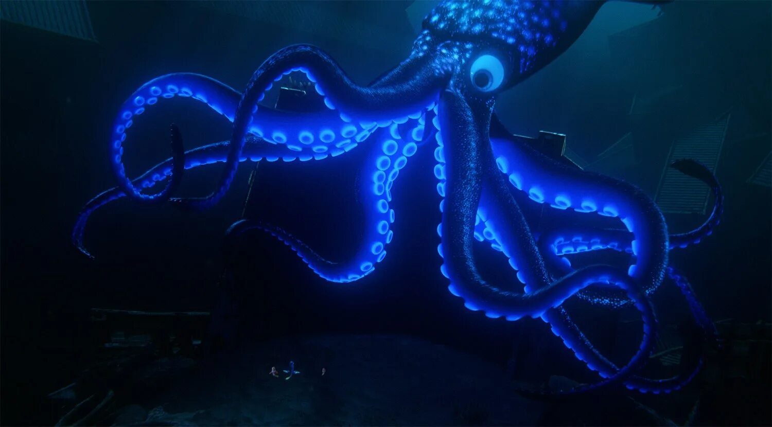 Осьминоги светятся. Кокосовый осьминог (coconut octopus). Светящийся осьминог. Осьминоги светятся. Головоногие моллюски кальмар.