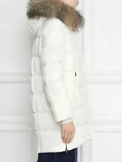 Max mara куртка с мехом