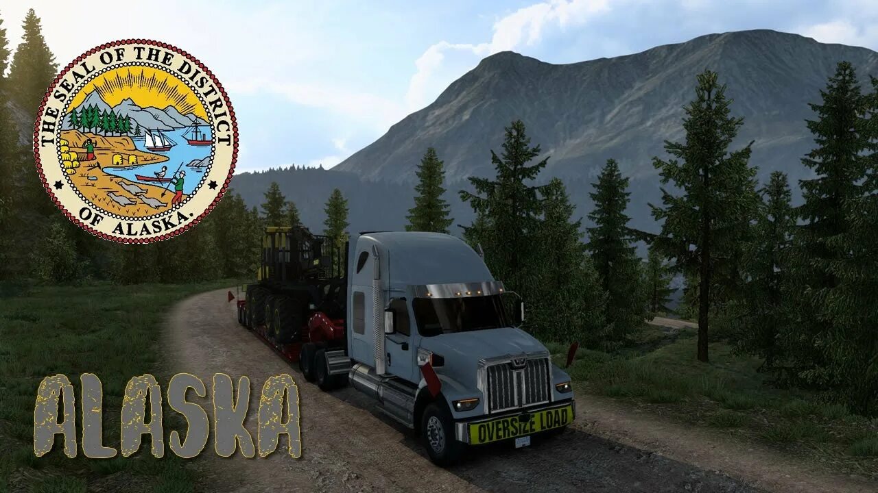 Трак симулятор аляска. Аляска трак симулятор. Alaskan Truck Simulator карта. American Truck Simulator Аляска. Американ трак симулятор карта Аляска.