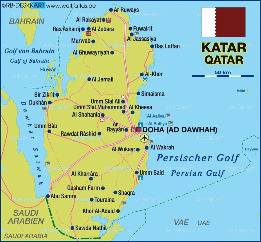 Страна доха где находится. Государство Катар на карте. Катар Страна на карте где находится.