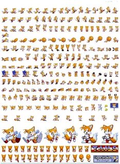 Exetior's Tails sprite sheet by IzanagiUniverse on DeviantArt