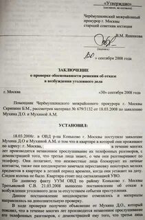 Заключение по гражданскому делу образец