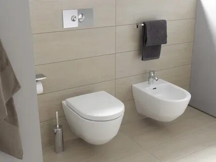 Комплект унитаз и биде подвесные